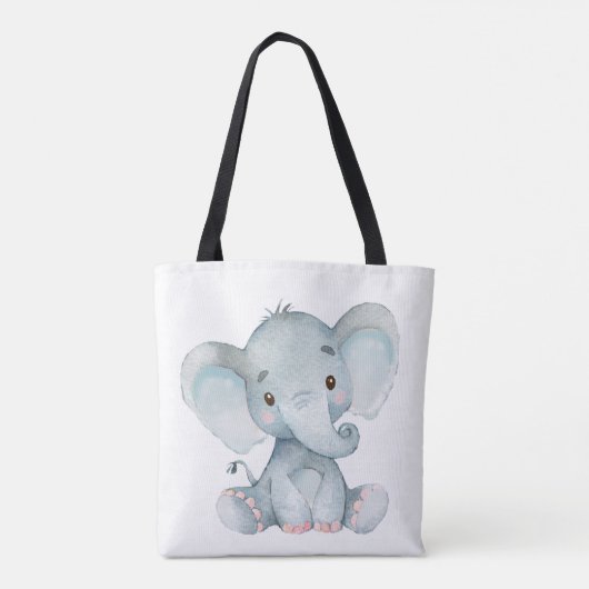 Tote Bag Eléphant Petit Arachide (Dos)