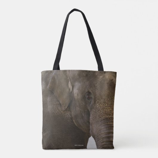 Tote Bag Eléphant proche (Dos)