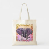 Tote Bag Eléphant Violet (Dos)