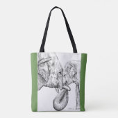 Tote Bag Éléphants (Dos)