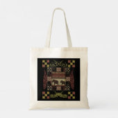 Tote Bag éléphants à patchwork ethnique d'Inde  (Dos)