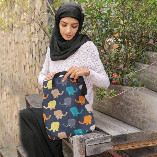 Tote Bag Eléphants caricaturaux