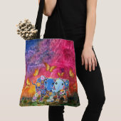 Tote Bag Éléphants de danse (De près)