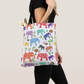 Tote Bag Éléphants tropicaux (De près)
