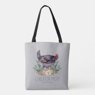 Tote Bag Élevage de poulets maman bio jardinage permacultur
