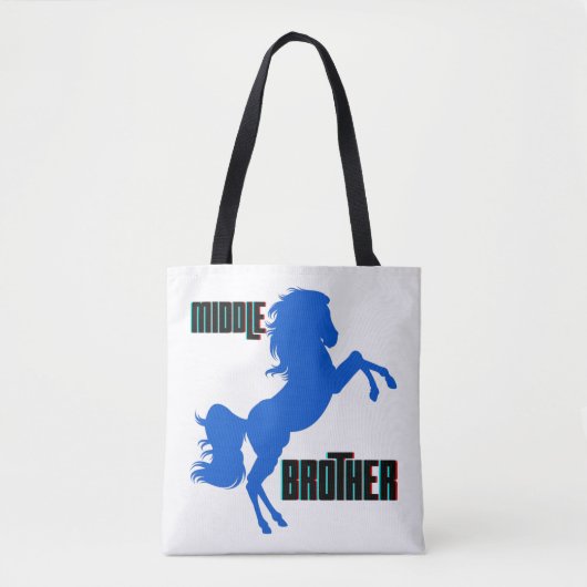 Tote Bag Élevage du cheval du frère moyen (Devant)