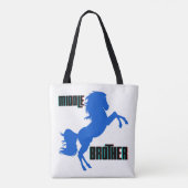 Tote Bag Élevage du cheval du frère moyen (Dos)