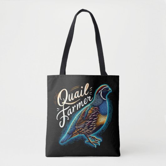 Tote Bag Éleveur de cailles (Devant)
