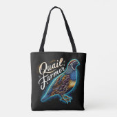 Tote Bag Éleveur de cailles (Dos)