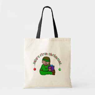 Tote Bag Elf Baby African American 1er Noël