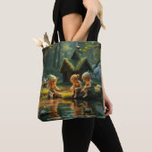 Tote Bag Elf Children (De près)