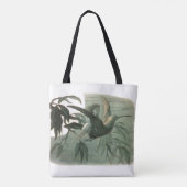 Tote Bag Elf Fairies Elves Lune Scène nocturne Oiseau Volan (Dos)
