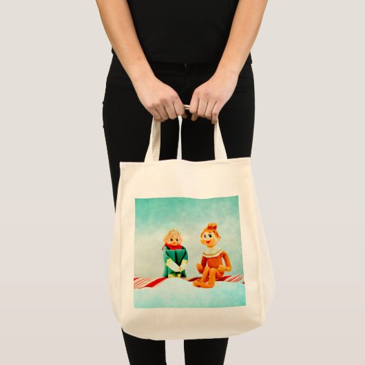 Tote Bag Elfe de Noël Première date (Devant (produit))