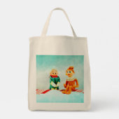 Tote Bag Elfe de Noël Première date (Dos)
