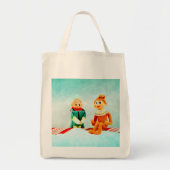 Tote Bag Elfe de Noël Première date (Devant)