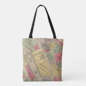Tote Bag Elgin Illinois 1871 Carte Elgin Watch Factory (Dos)