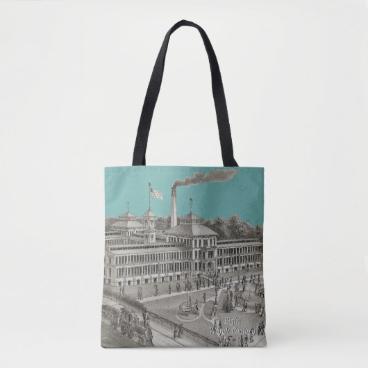 Tote Bag Elgin Watch Factory Elgin Illinois 1871 (Devant)