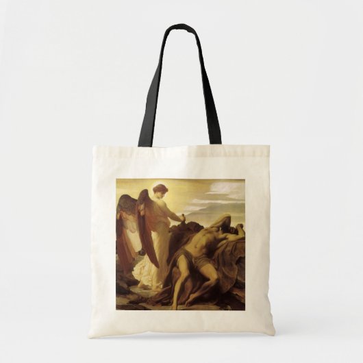 Tote Bag Elijah en nature par Lord Frederic Leighton (Devant)