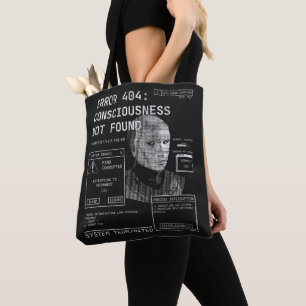 Tote Bag Éliminé - Desgin Techno-Brutalist Streetwear