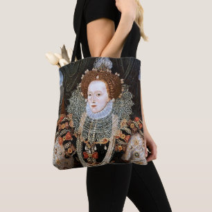 Tote Bag Élisabeth I et Anne Boleyn Reines d'Angleterre