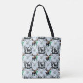 Tote Bag Elk Moose Antlers Deer Design Motif (Dos)