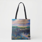 Tote Bag Elkhorn Slough & West Cliff Surfer Locaux Fourre-t (Devant)