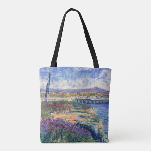 Tote Bag Elkhorn Slough & West Cliff Surfer Locaux Fourre-t (Dos)