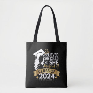 Tote Bag Elle a cru qu'elle pouvait donc elle l'a maîtrisé