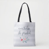 Tote Bag Elle A Néanmoins Persisté | Devis (Devant)