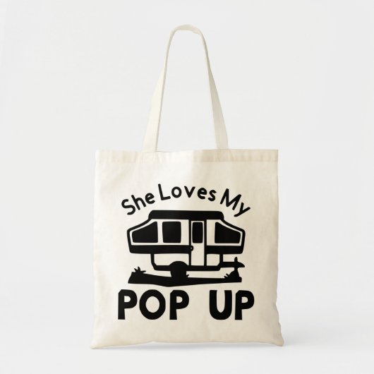 Tote Bag Elle Aime Mon Pop-Up #USAPatriotGraphics © (Devant)