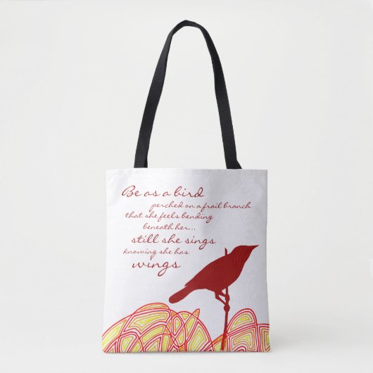 Tote Bag Elle chante encore (Devant)