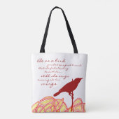 Tote Bag Elle chante encore (Dos)