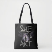 Tote Bag Elle est Art Fourre-tout (Devant)