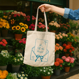 Tote Bag Elle est hors du marché Citron italien dessiné à l