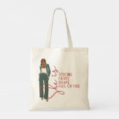 Tote Bag Elle Est La Fierce Latte Mug (Dos)