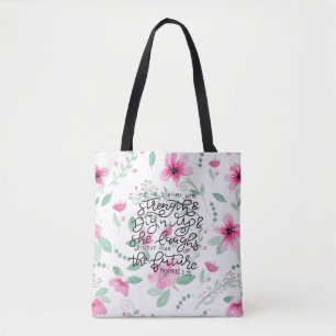 Tote Bag Elle est vêtue avec la force et la dignité