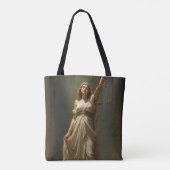 Tote Bag Elle pèse les yeux fermés (Dos)