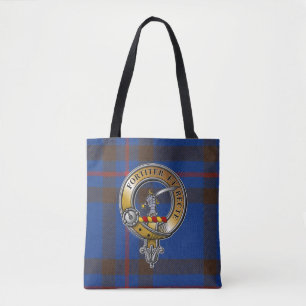 Tote Bag Elliot Tartan & Badge