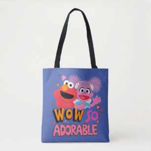 Tote Bag Elmo & Abby Wow si adorable