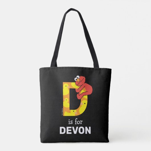 Tote Bag Elmo Alphabet | D Canard (Dos)