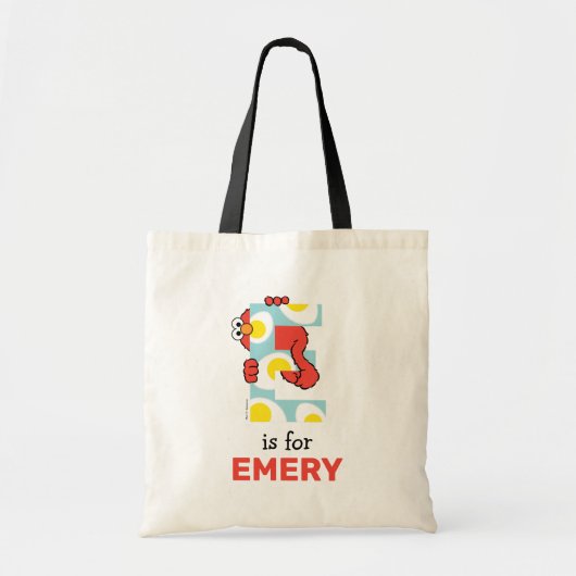 Tote Bag Elmo Alphabet | E OE (Devant)