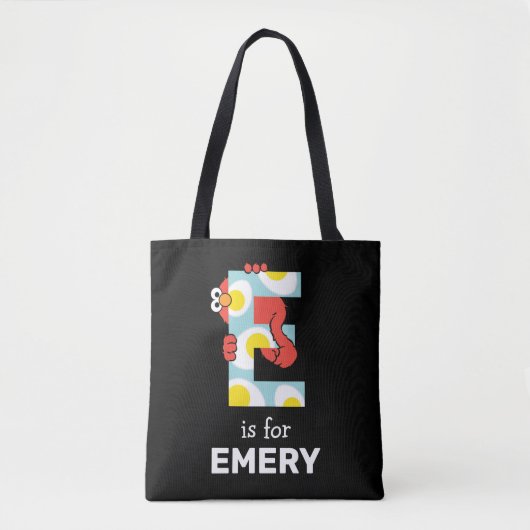 Tote Bag Elmo Alphabet | E OE (Devant)