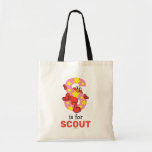 Tote Bag Elmo Alphabet | Étoile S<br><div class="desc">Cet art mignon présente Elmo posant dans toutes les lettres de l'alphabet. Personnalisez ce joli design de rue Sésame en ajoutant le nom de votre enfant. © 2021 Sesame Workshop. www.sesamestreet.org</div>