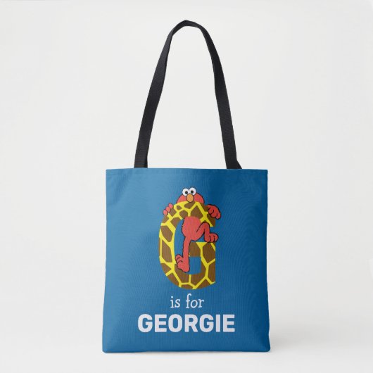 Tote Bag Elmo Alphabet | G Giraffe (Devant)