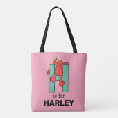 Tote Bag Elmo Alphabet | H Vert (Dos)