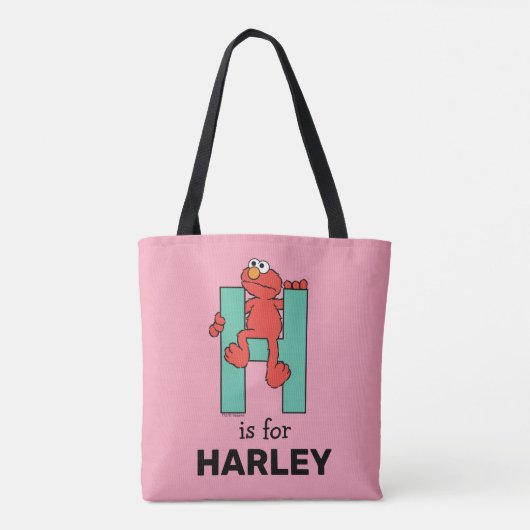 Tote Bag Elmo Alphabet | H Vert (Dos)