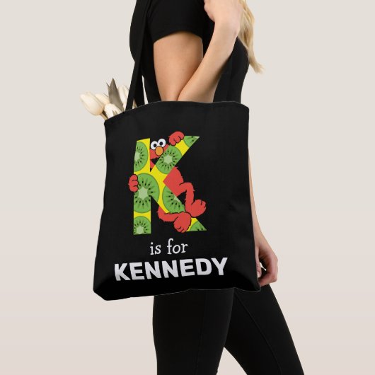 Tote Bag Elmo Alphabet | K Kiwi (De près)
