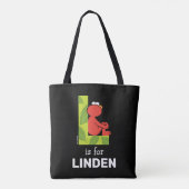 Tote Bag Elmo Alphabet | L feuille (Dos)
