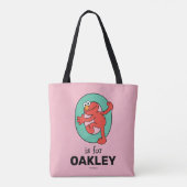 Tote Bag Elmo Alphabet | O TURQUOISE (Dos)