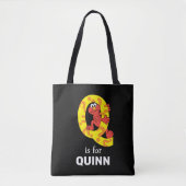 Tote Bag Elmo Alphabet | Point de question Q (Devant)